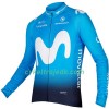 Cykeltrøje Langærmet 2018 Movistar Team N001 Langærmet